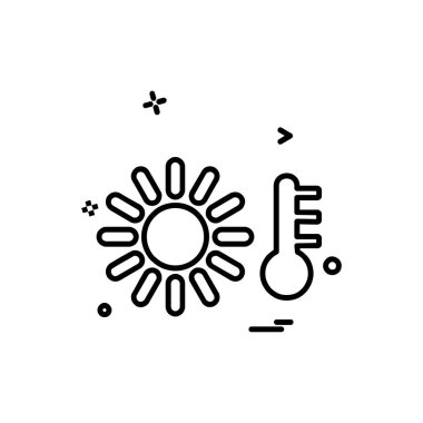 Sıcaklık simge tasarlamak vektör