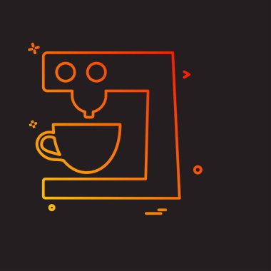 Mutfak simgesi tasarım vektörü 