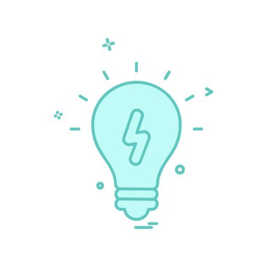 Fikir simge tasarlamak vektör