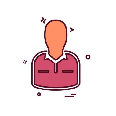 Avatar simge tasarlamak vektör