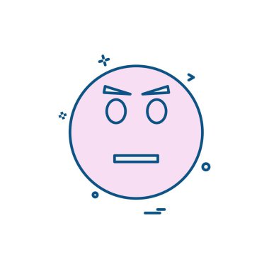 Emoji simgeleri tasarım vektörü 