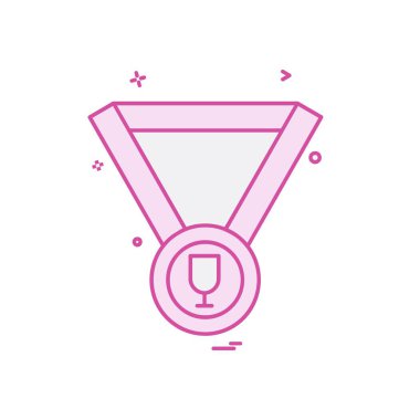 madalya simge tasarlamak vektör 