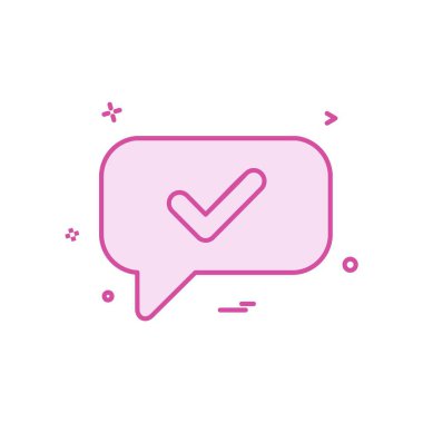 İleti simge tasarlamak vektör