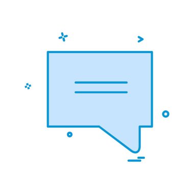 İleti simge tasarlamak vektör