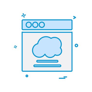 Web düzen simge tasarlamak vektör