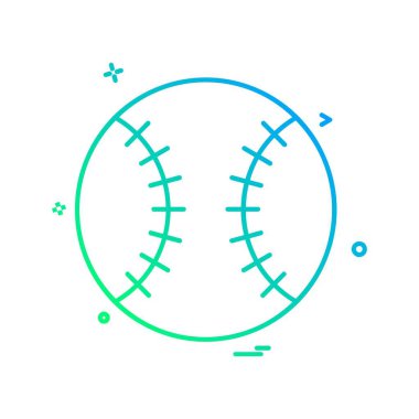 Topu simge tasarlamak vektör