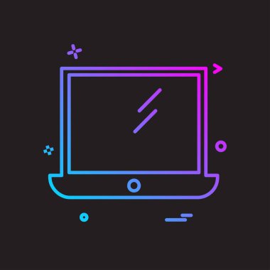 Bilgisayar simgesi tasarım vektörü