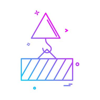 Vinç simge tasarlamak vektör