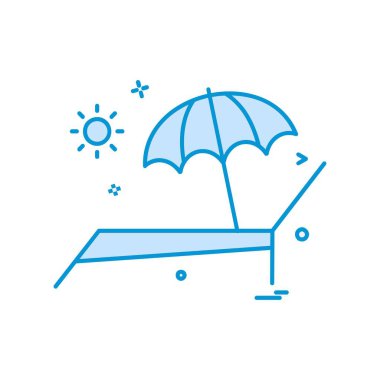 Yüzme simge tasarlamak vektör 