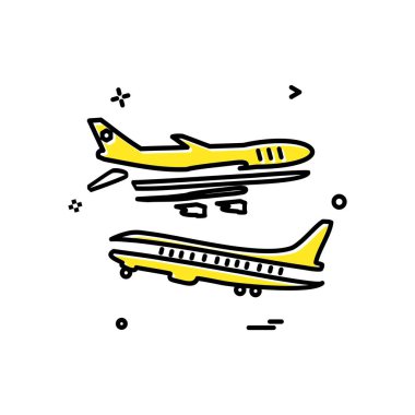 Seyahat simgesi tasarım vektörü