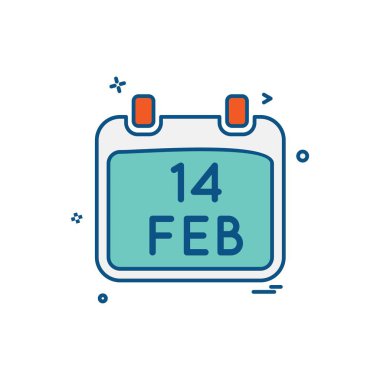 Sevgililer günü simge tasarlamak vektör