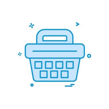 Alışveriş simgesi tasarım vektörü