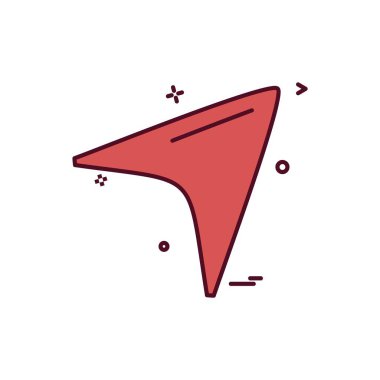 Simge tasarım vektörünü gönder