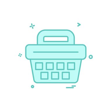 Alışveriş simge tasarlamak vektör 