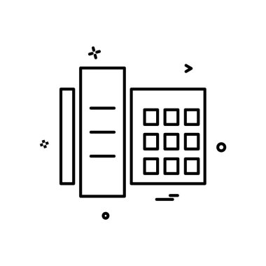 Telefon simgesi tasarım vektörü