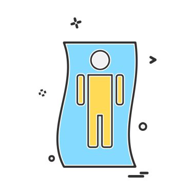 Avatar simge tasarım vektörü