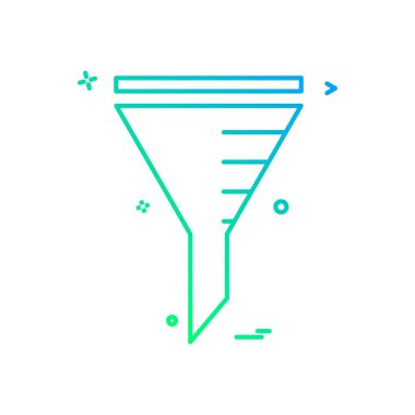 Filtre simge vektör tasarımı