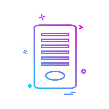 Dosya simgesi tasarım vektörü