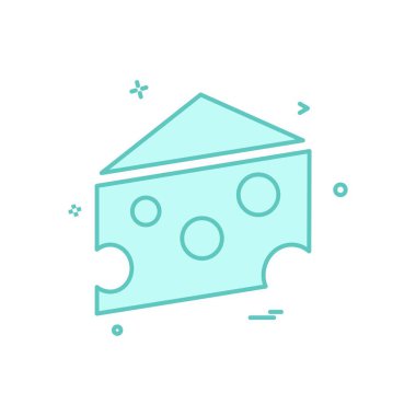 Gıda simgesi tasarım vektörü