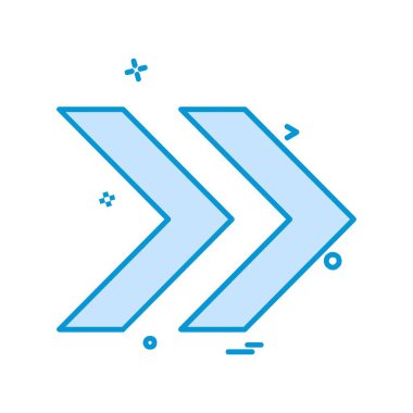 Ok simgesi tasarım vektörü