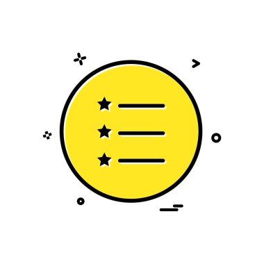 liste simgesi vektör tasarımı 