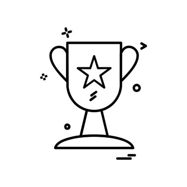 Ödül simgesi tasarım vektörü