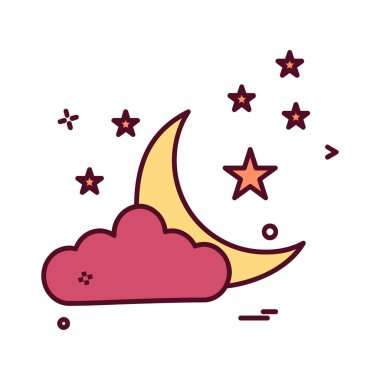 Weather simge vektör beyaz arka plan üzerinde