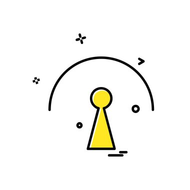 Simge tasarım vektörünü kilitle