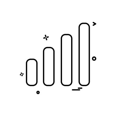 Sinyal simgesi tasarım vektörü