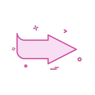 Sağ ok simge tasarlamak vektör