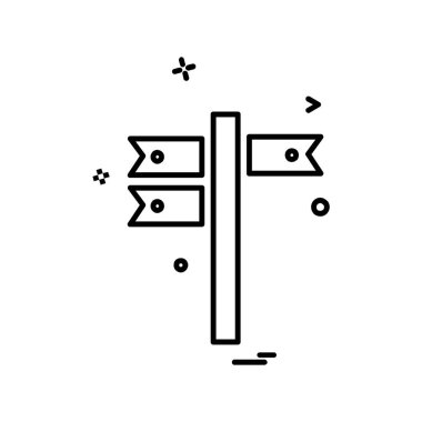 Trafik işaretleri simge tasarlamak vektör