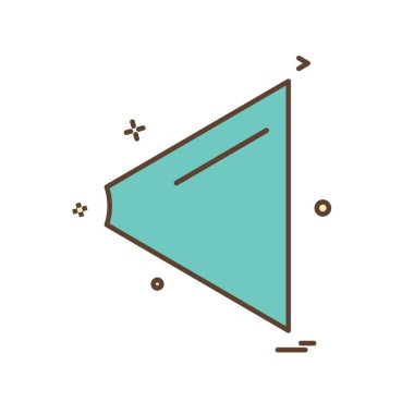 Simge tasarlamak vektör geri