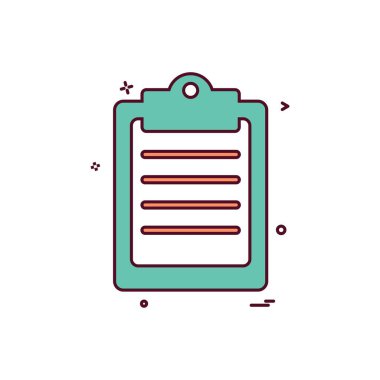 Pano simgesi tasarım, renkli vektör çizim