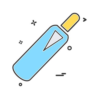 Kriket simgesi tasarım vektörü