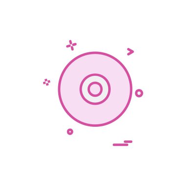 Disk simgesi tasarım vektörü