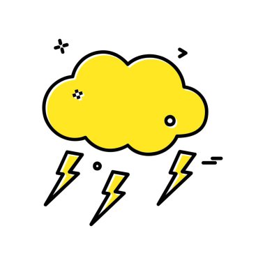 Sadece simge vektör üzerinde beyaz baclground hava