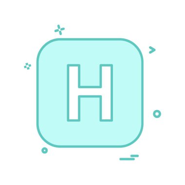 İngilizce alfabe simge tasarlamak vektör 