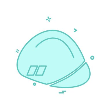 Çalışma araçlar simgesi tasarım, renkli vektör çizim 