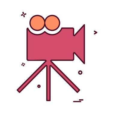 Film simge tasarlamak vektör