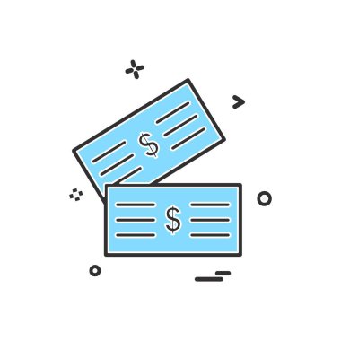 Dolar simgesi tasarım vektörü