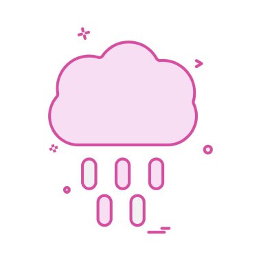 Bulut simgesi tasarım vektörü