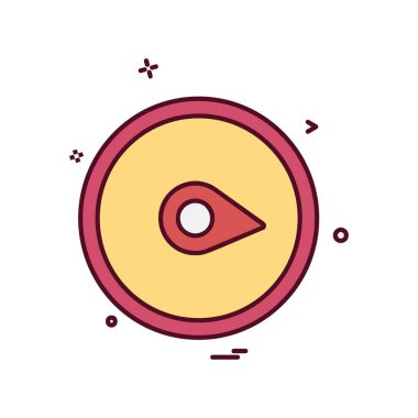 Navigasyon simge tasarlamak vektör