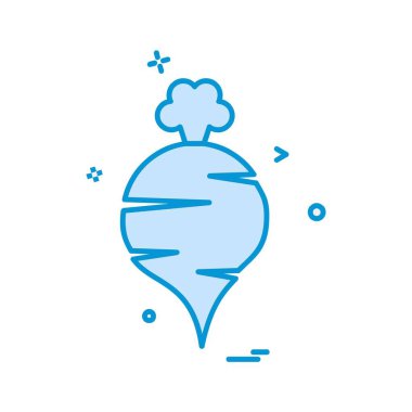 Sebze ikonu tasarım vektörü