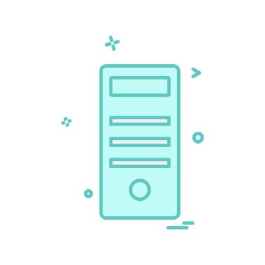 Bilgisayar simgesi tasarım vektörü