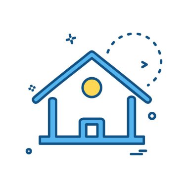 Emlak simge tasarlamak vektör