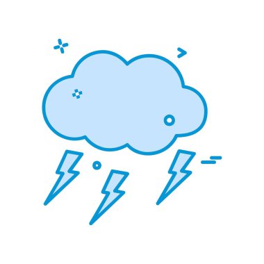 Hava simgesi tasarım vektörü