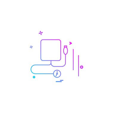 Tansiyon simgesi tasarım vektörü 