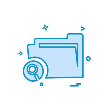 Klasör simge tasarlamak vektör