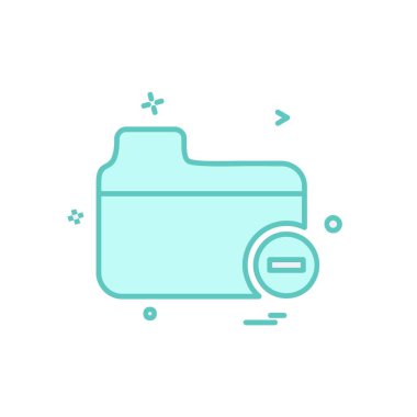 Klasör simge tasarlamak vektör