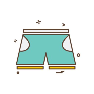 Yüzme simge tasarlamak vektör